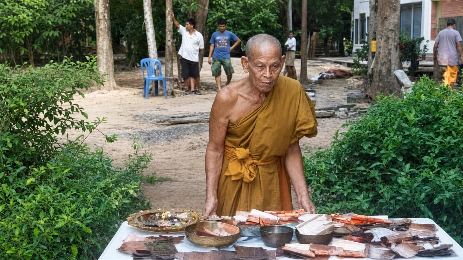วัตถุมงคลรุ่นชัยมหานาถ หลวงปู่ชื่น วัดตาอี ปี 2546